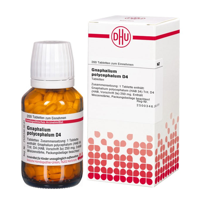 DHU Gnaphalium polycephalum D4 Tabletten, 200 St. Tabletten