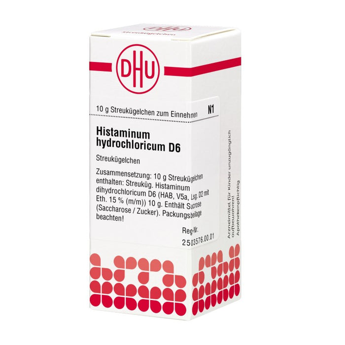 DHU Histaminum hydrochloricum D6 Streukügelchen, 10 g Globules