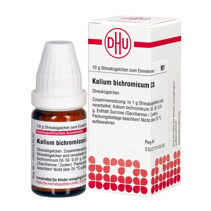 DHU Kalium bichromicum C6 Streukügelchen, 10 g Globuli