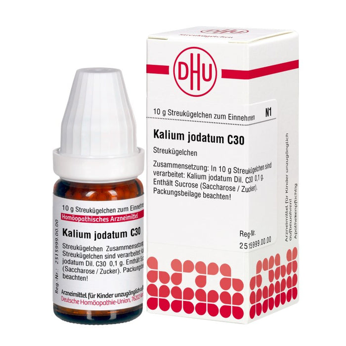 DHU Kalium jodatum C30 Streukügelchen, 10 g Globules