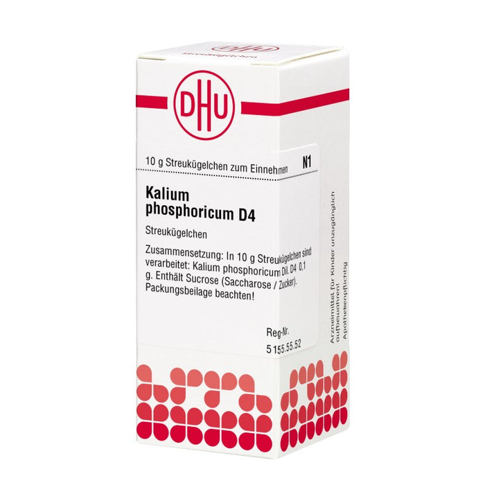 DHU Kalium phosphoricum D4 Streukügelchen, 10 g Globuli