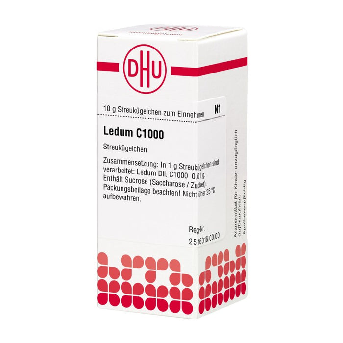 DHU Ledum C1000 Streukügelchen, 10 g Globules