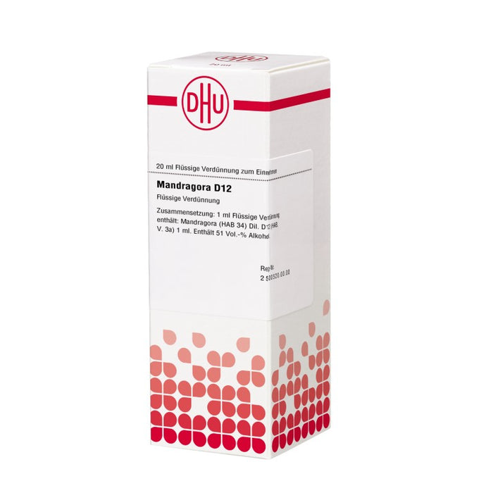 DHU Mandragora D12 Dilution, 20 ml Lösung