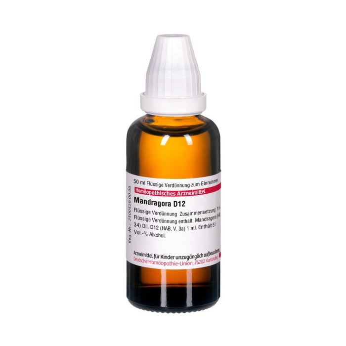 Mandragora D12 DHU Dilution, 50 ml Lösung