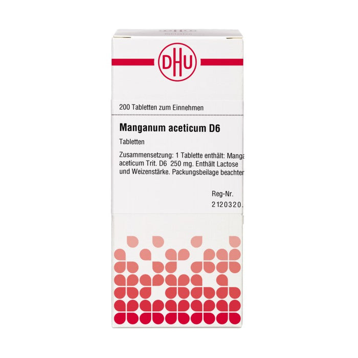 DHU Manganum aceticum D6 Tabletten, 200 pcs. Tablets