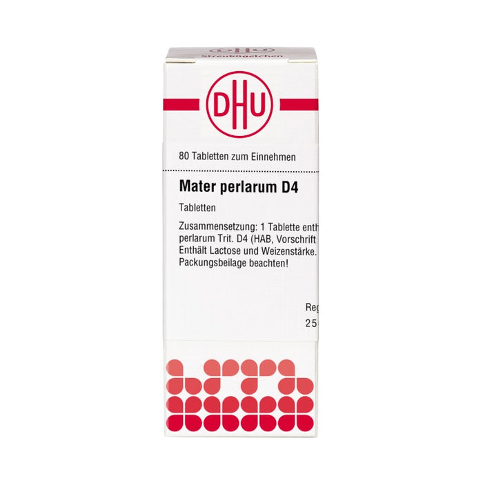 DHU Mater perlarum D4 Tabletten, 80 pcs. Tablets