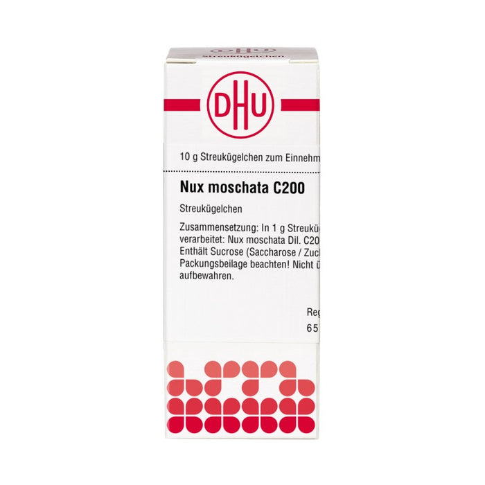 DHU Nux moschata C200 Streukügelchen, 10 g Globules