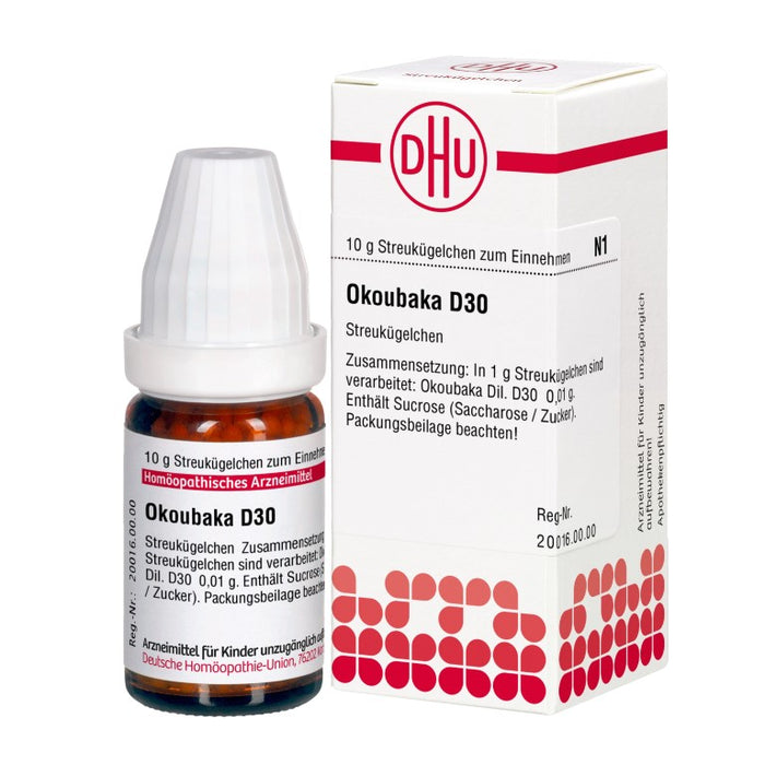 DHU Okoubaka D30 Streukügelchen, 10 g Globuli