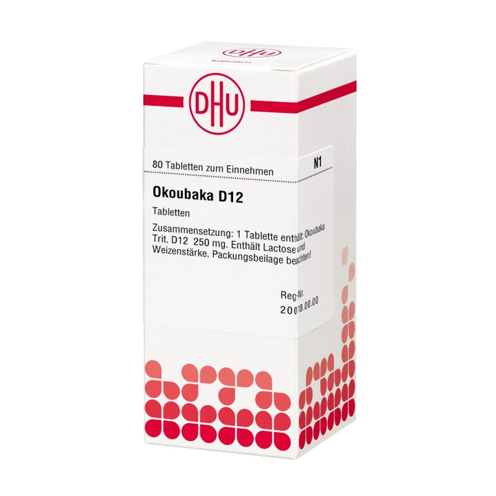 DHU Okoubaka D12 Tabletten, 80 pc Tablettes