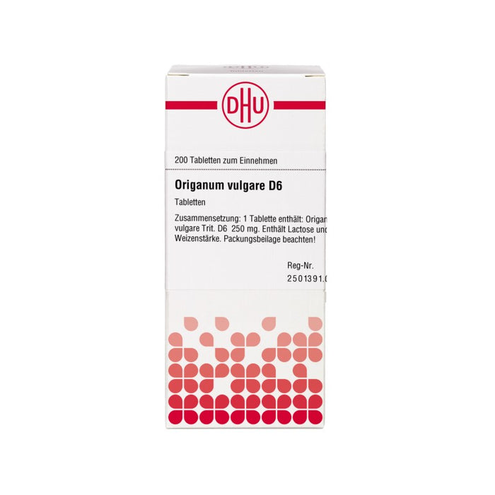 DHU Origanum vulgare D6 Tabletten, 200 St. Tabletten