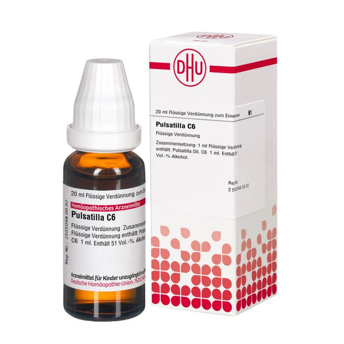 DHU Pulsatilla C6 Dilution, 20 ml Lösung