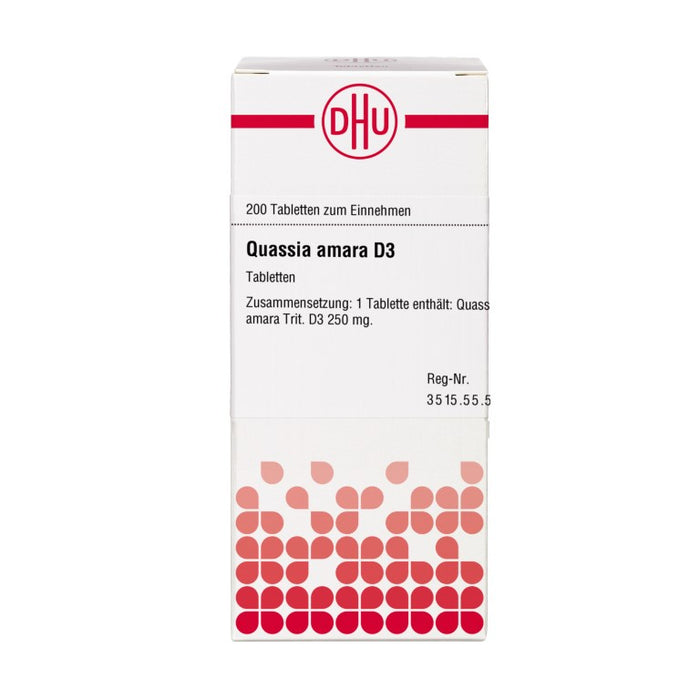 DHU Quassia D3 Tabletten, 200 St. Tabletten