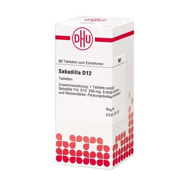 DHU Sabadilla D12 Tabletten, 80 pcs. Tablets