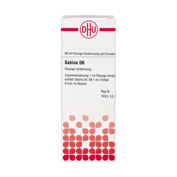 Sabina D6 DHU Dilution, 50 ml Lösung