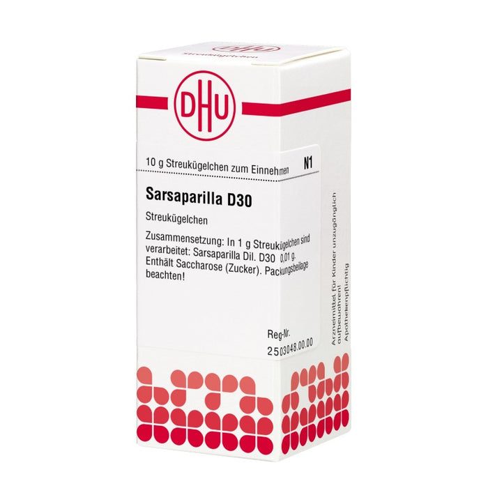 DHU Sarsaparilla D30 Streukügelchen, 10 g Globules