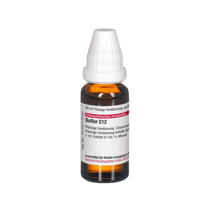 DHU Sulfur C12 Dilution, 20 ml Lösung