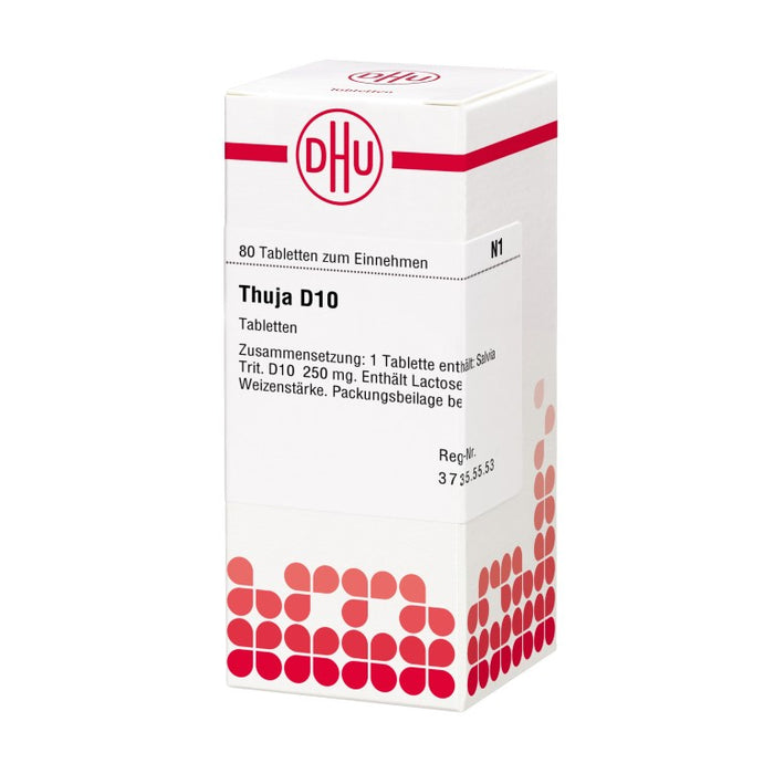 DHU Thuja D10 Tabletten, 80 pcs. Tablets