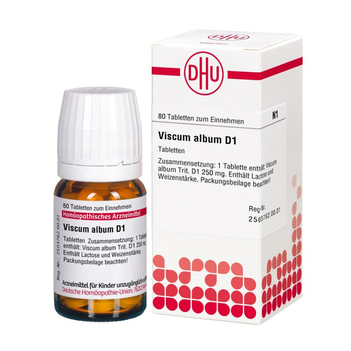 DHU Viscum album D1 Tabletten, 80 St. Tabletten