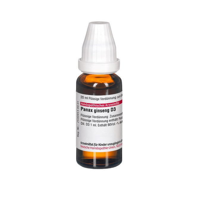 Panax ginseng D3 DHU Dilution, 20 ml Lösung