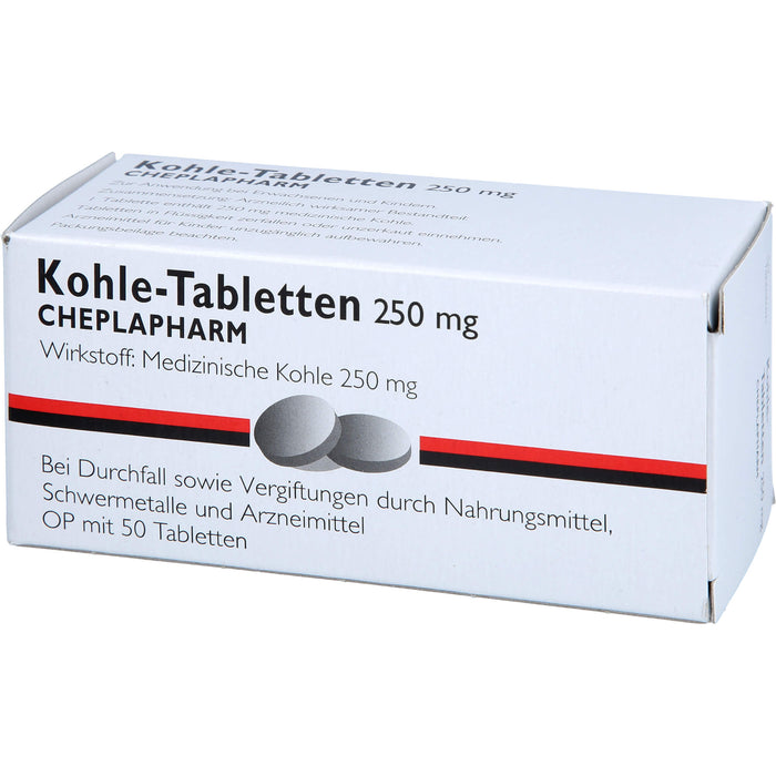 Kohle Tabletten Boxo-Pharm Tbl., 50 St. Tabletten