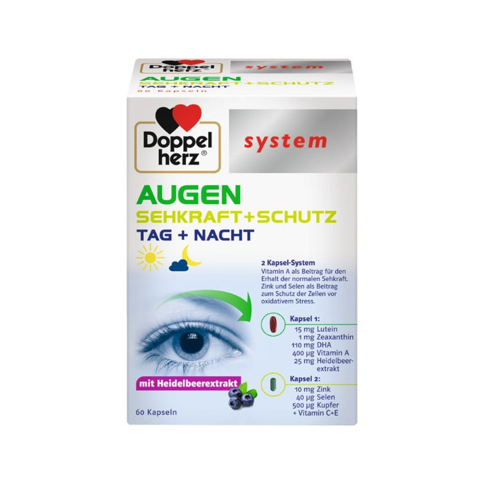 Doppelherz system AUGEN SEHKRAFT + SCHUTZ, 60 pcs. Capsules