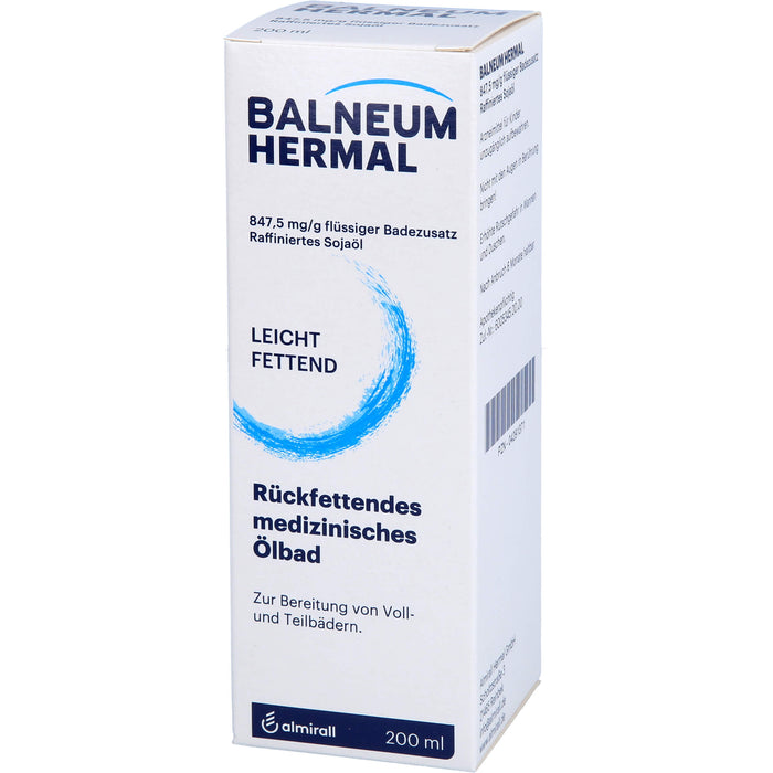 Balneum Hermal rückfettendes Ölbad gegen trockene, leicht juckende Haut, 200 ml Solution