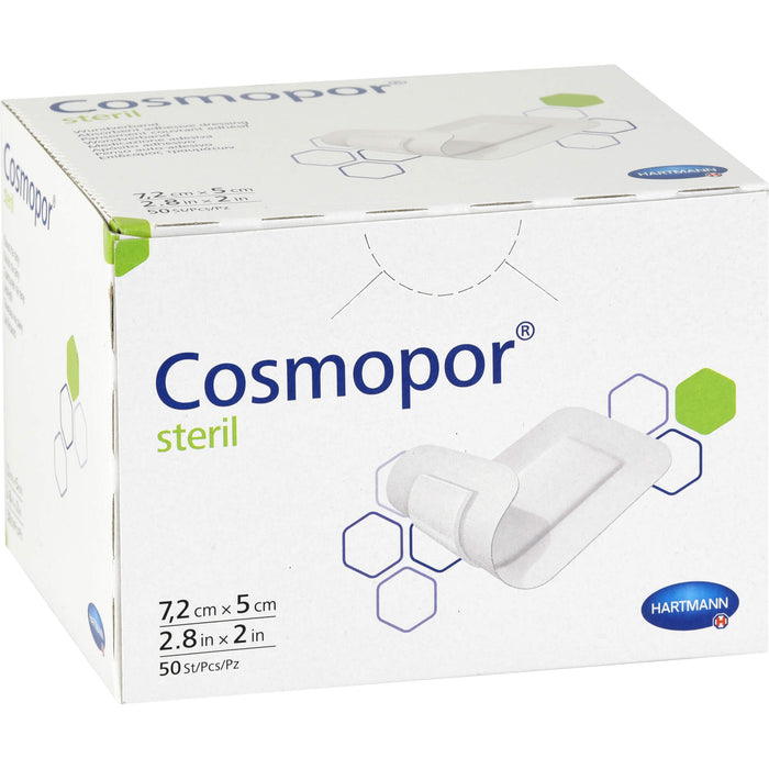 COSMOPOR STERIL 7,2X5CM, 50 St PFL