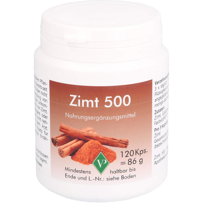 VELAG Zimt 500 Kapseln, 120 pcs. Capsules