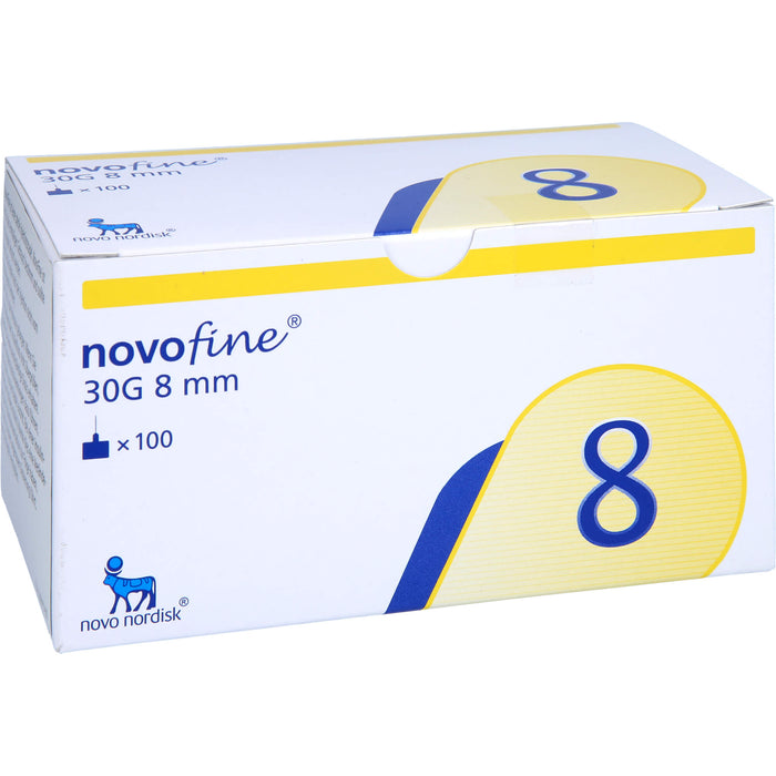 Novofine 8 Kanuelen 0,30x8mm, 100 St KAN