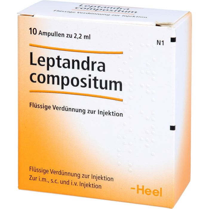 Leptandra compositum Inj.-Lsg., 10 pc Ampoules