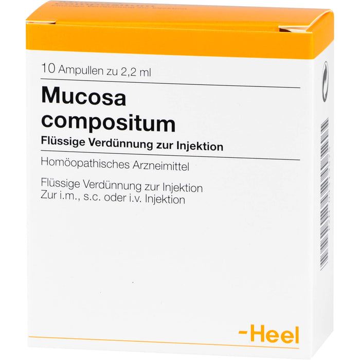 Mucosa compositum Injektionslösung, 10 pcs. Ampoules