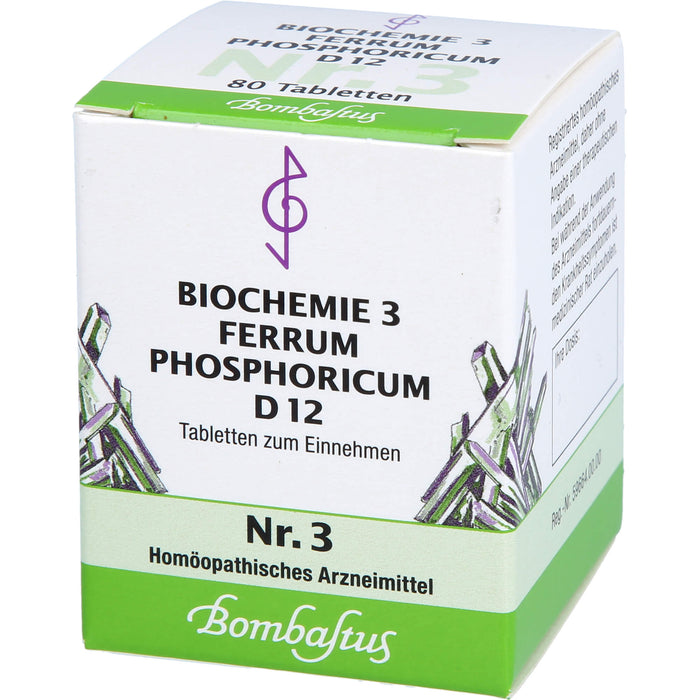 Biochemie 3 Ferrum phosphoricum Bombastus D12 Tbl., 80 St TAB