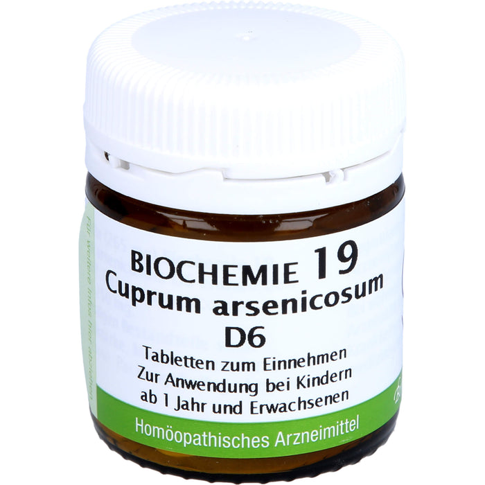 Biochemie 19 Cuprum arsenicosum Bombastus D6 Tbl., 80 St TAB