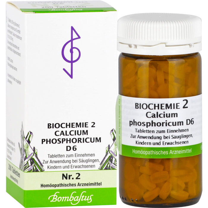 Biochemie 2 Calcium phosphoricum Bomastus D6 Tbl., 200 St TAB