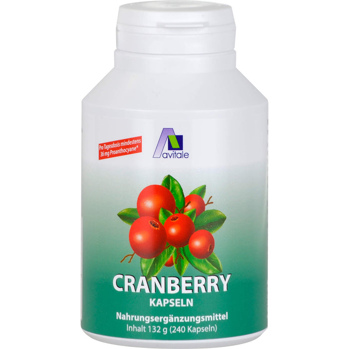 Avitale Cranberry Kapseln 400 mg, 240 pc Capsules