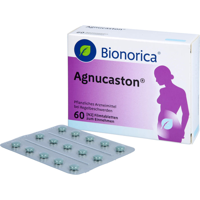 Agnucaston Tabletten bei Regelbeschwerden, 60 St. Tabletten