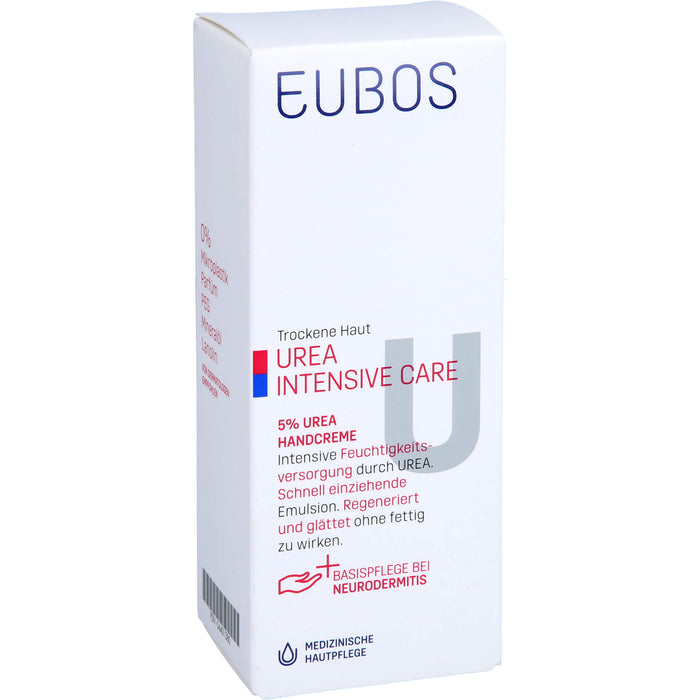 EUBOS Trockene Haut Urea 5% Handcreme, 75 ml Creme