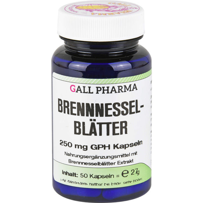 GALL PHARMA Brennnessel-Blätter 250 mg GPH Kapseln, 50 pc Capsules