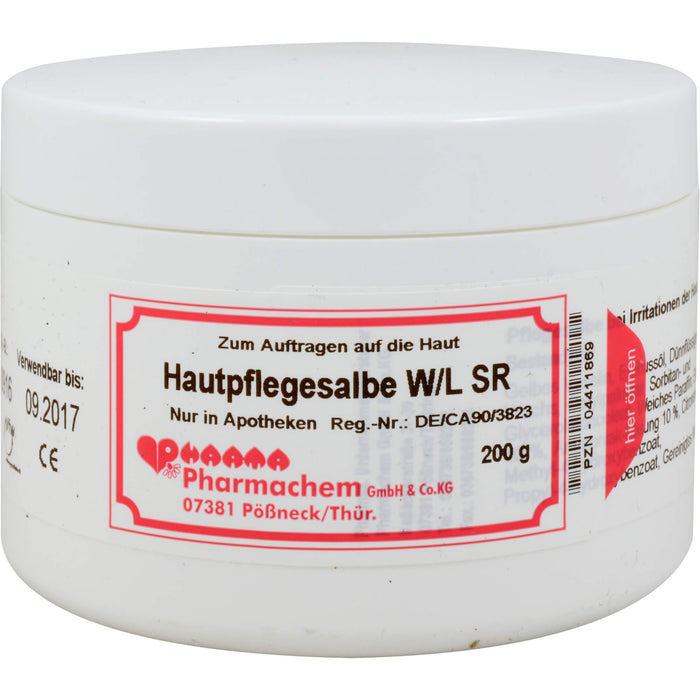 Pharmachem Hautpflegesalbe W/L SR zur Pflege der Haut, 200 g Ointment