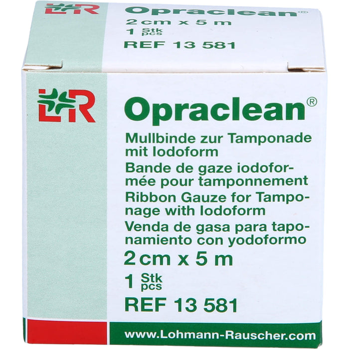 Opraclean Mullbinde zur Tamponade, 1 St TPO