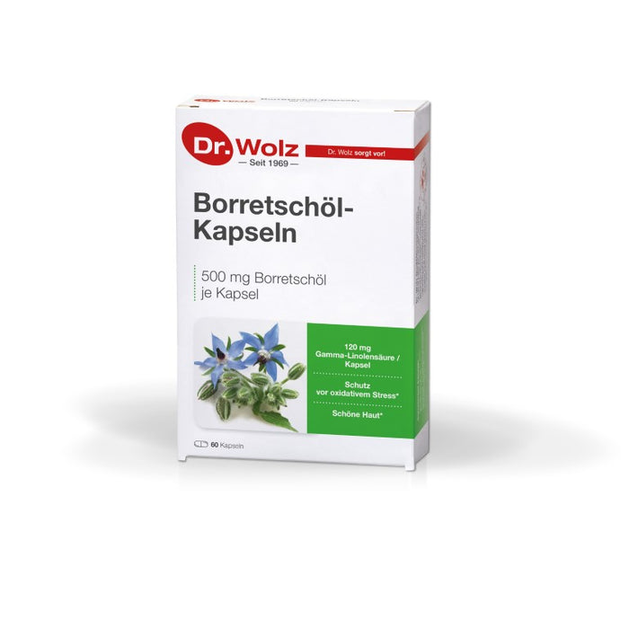 Dr.Wolz Borretschöl Kapseln, 60 pc Capsules