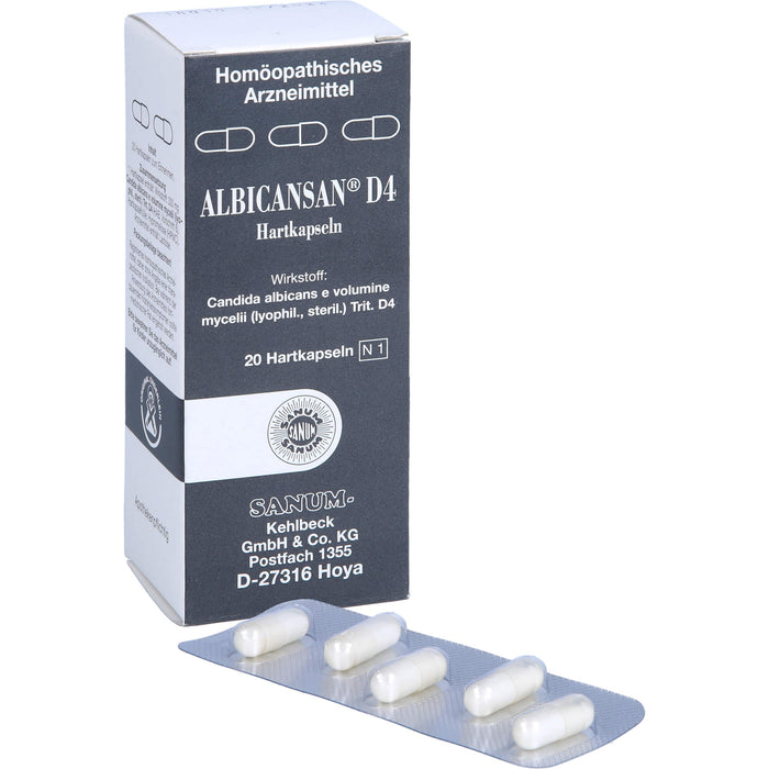 Albicansan D4 Sanum-Kehlbeck Kaps., 20 pc Capsules