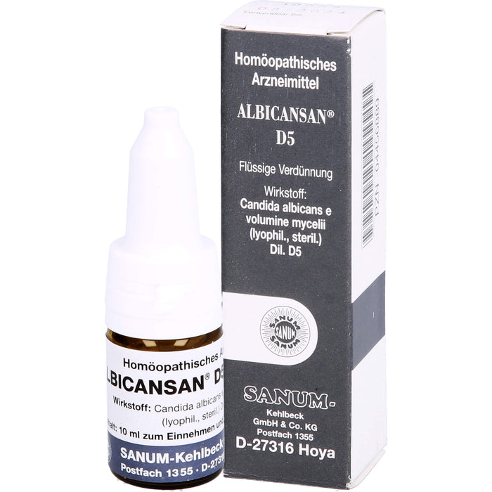 SANUM-KEHLBECK Albicansan D5 flüssige Verdünnung, 10 ml Lösung