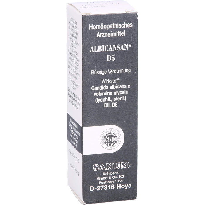 SANUM-KEHLBECK Albicansan D5 flüssige Verdünnung, 10 ml Lösung