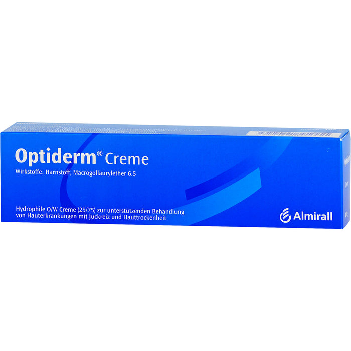 Optiderm Creme bei Hauterkrankungen mit Juckreiz und Hauttrockenheit, 100 g Creme