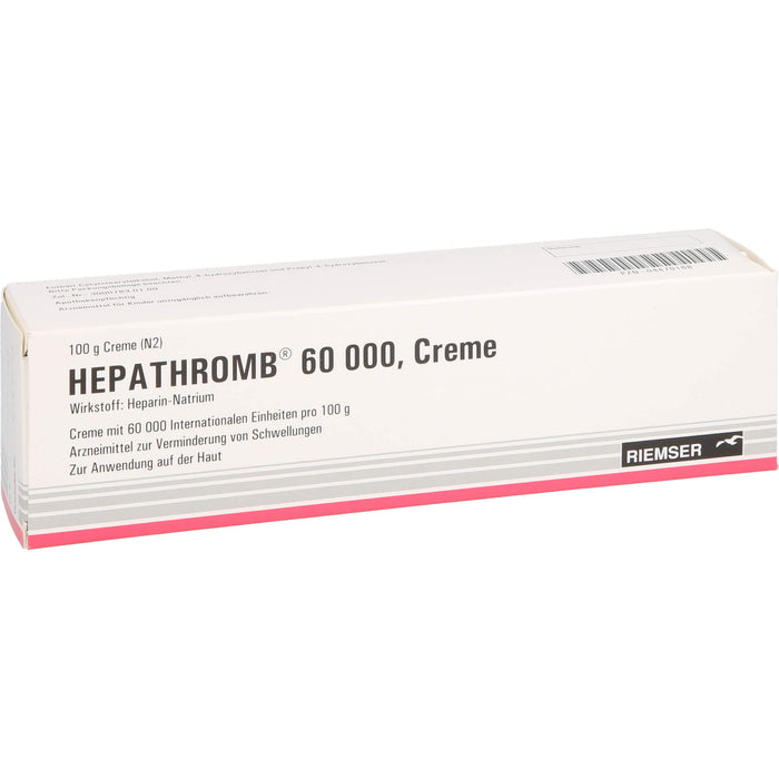 Hepathromb 60 000, Creme, 100 g Cream