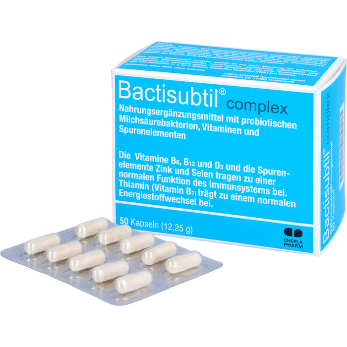 Bactisubtil complex Kapseln, 50 St. Kapseln