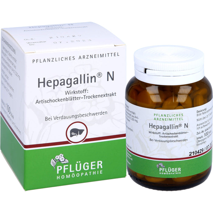 Hepagallin N, 100 St DRA