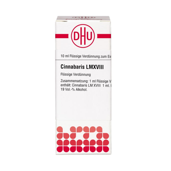 Cinnabaris LM XVIII DHU Dilution, 10 ml Lösung