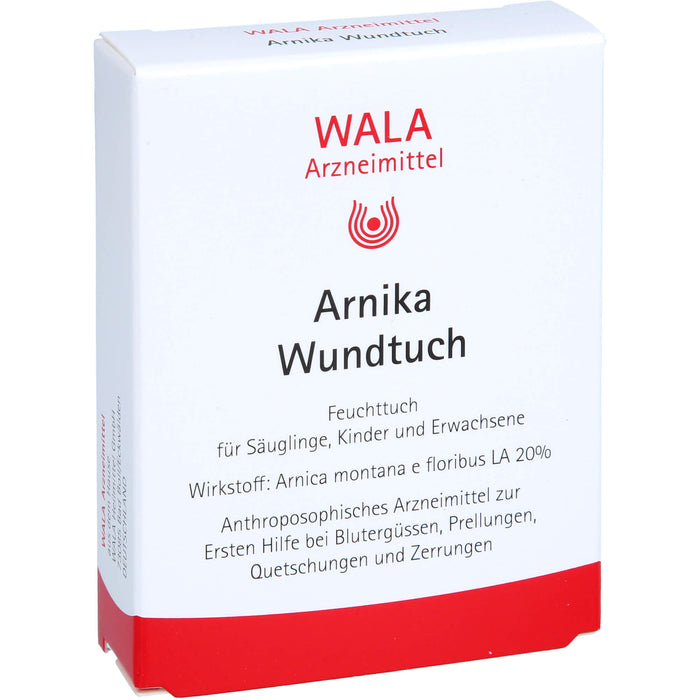 WALA Arnika Wundtuch, 5 pc Tissus